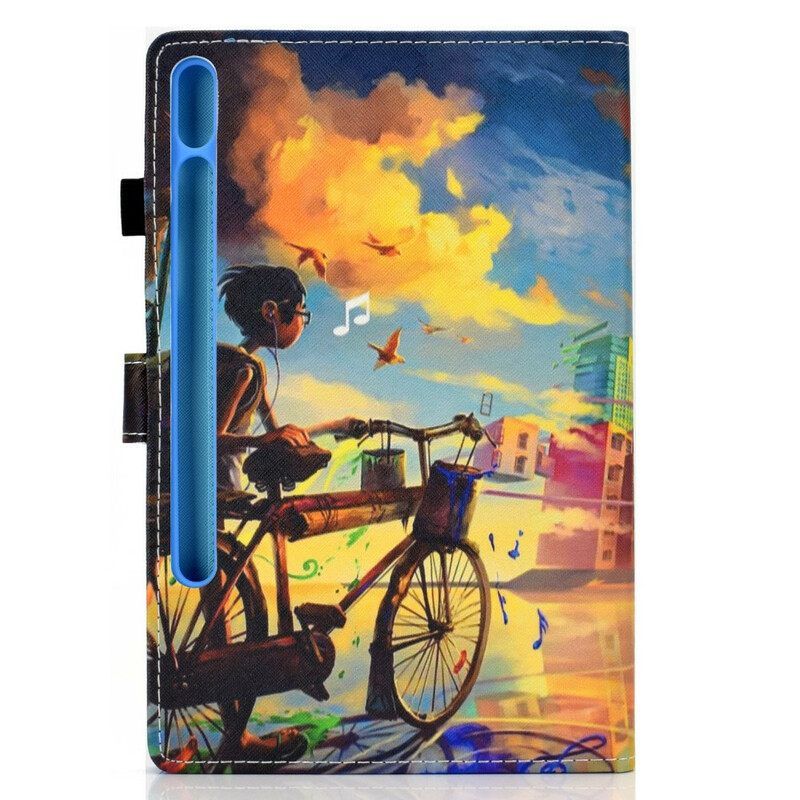 Κάλυμμα Samsung Galaxy Tab S8 / Tab S7 Bike Art